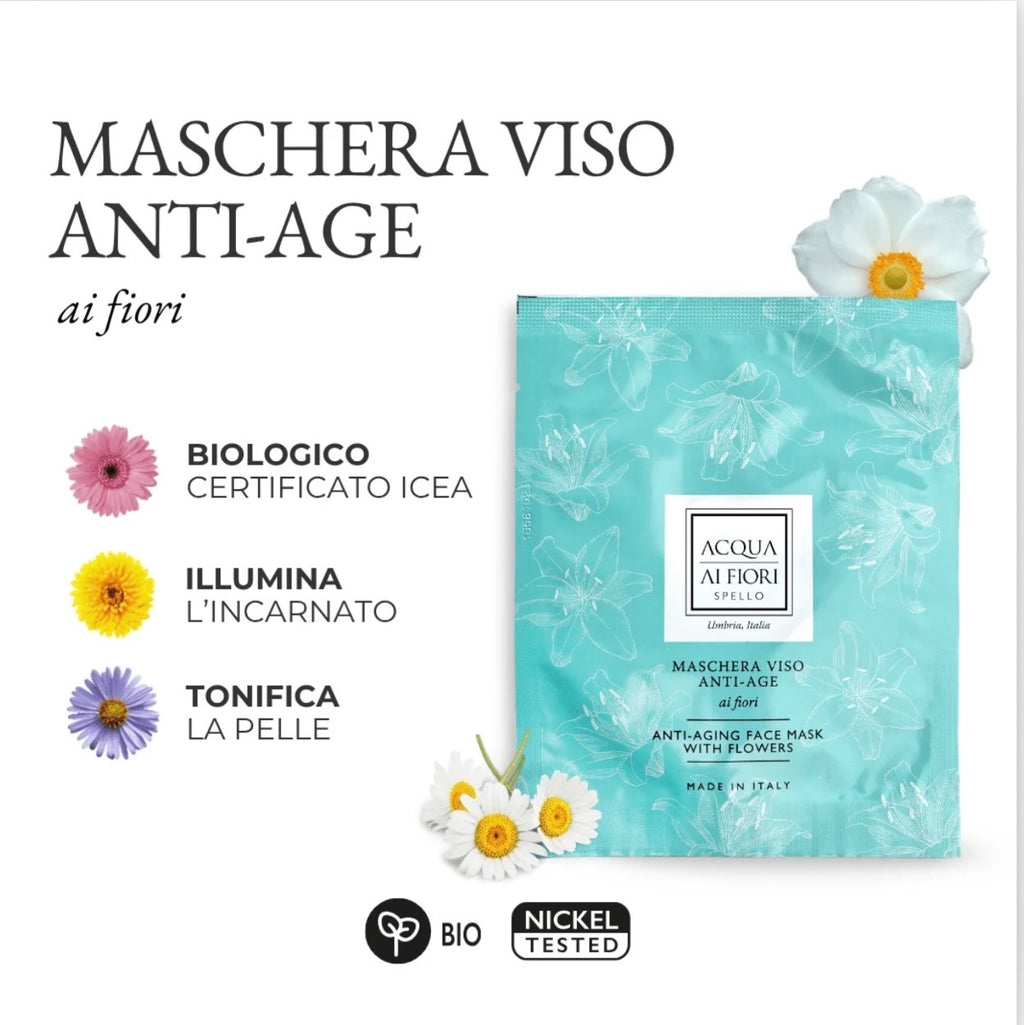 Maschera Viso Antiage Ai Fiori, 15 ml         liftante