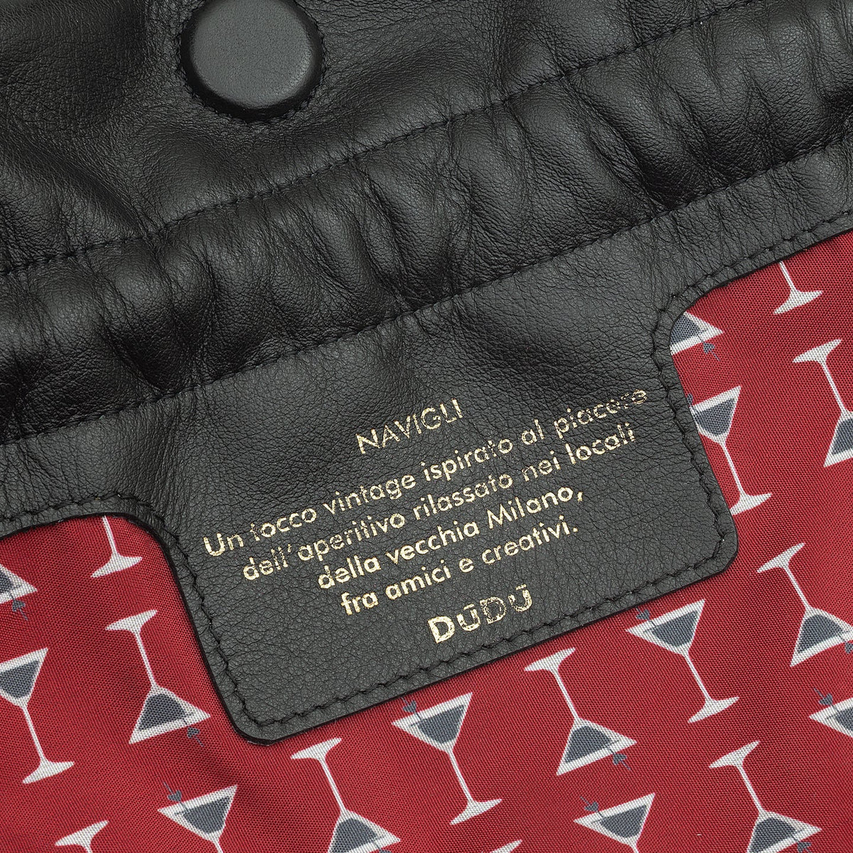 Navigli
Borsa con coulisse piccola donna a tracolla pelle