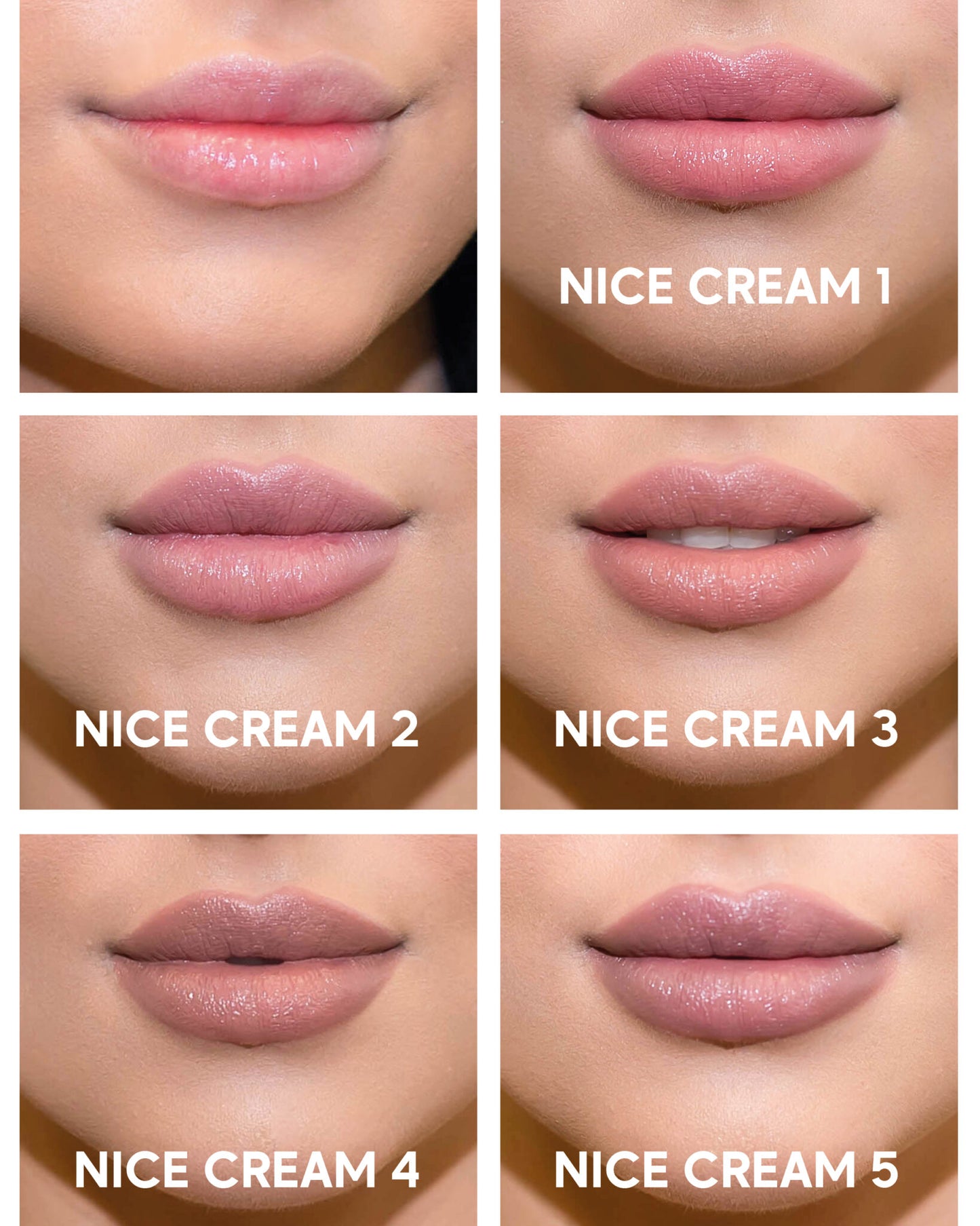NICE CREAM – CREAMY NUDES LIPSTICK