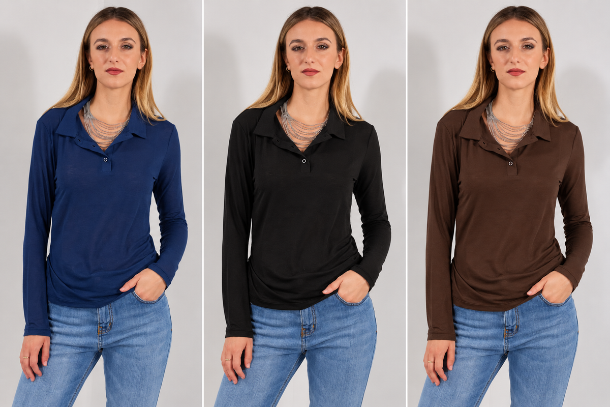 POLO MISTO CASHMERE