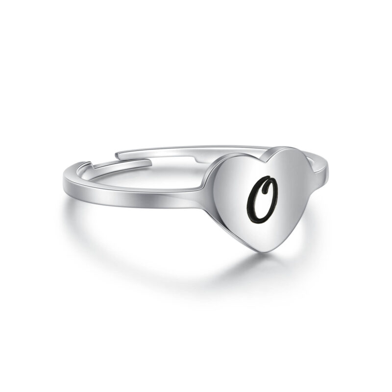 ANELLO CUORE LETTERA