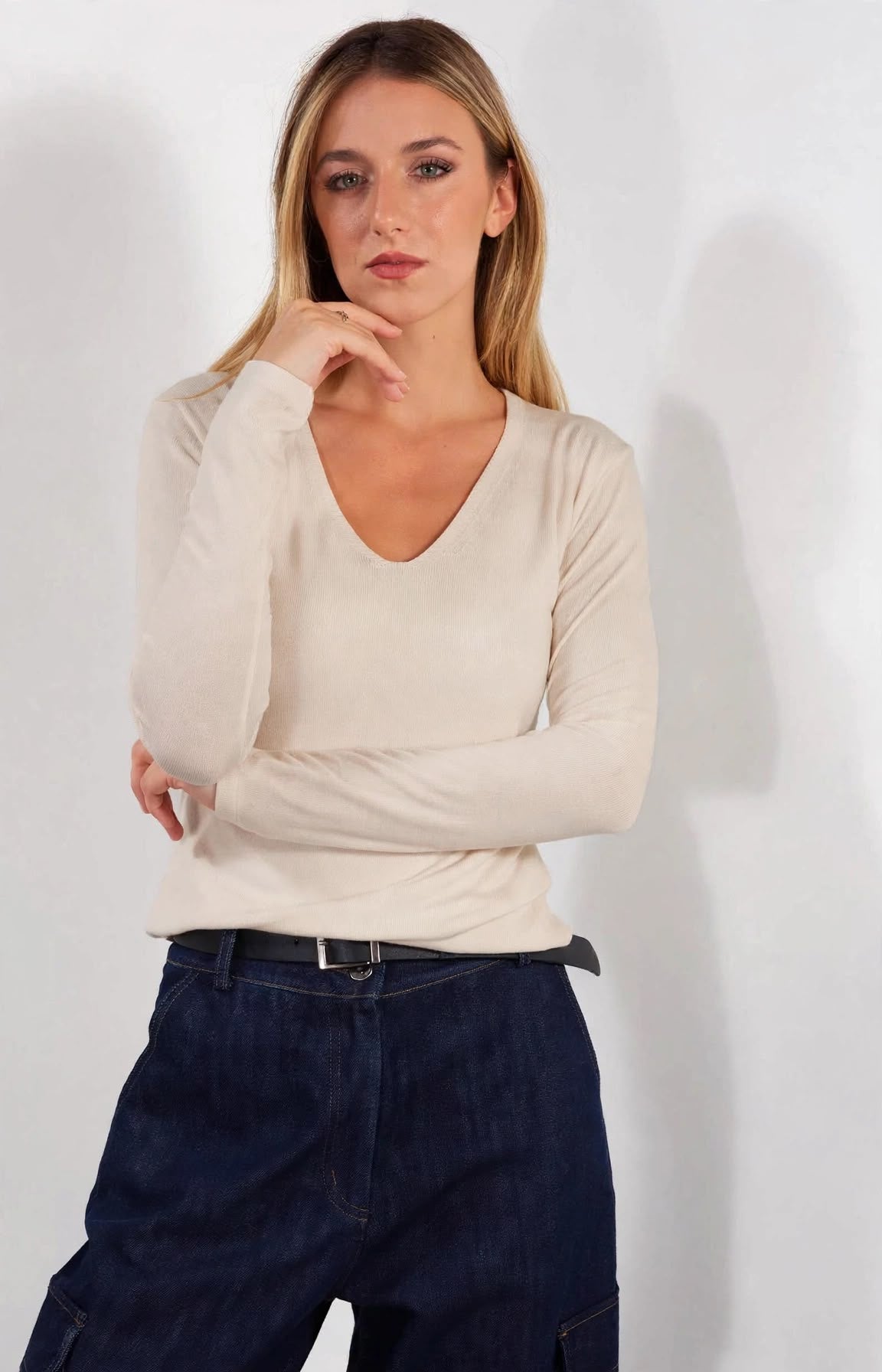 MAGLIA V DOPPIATA
