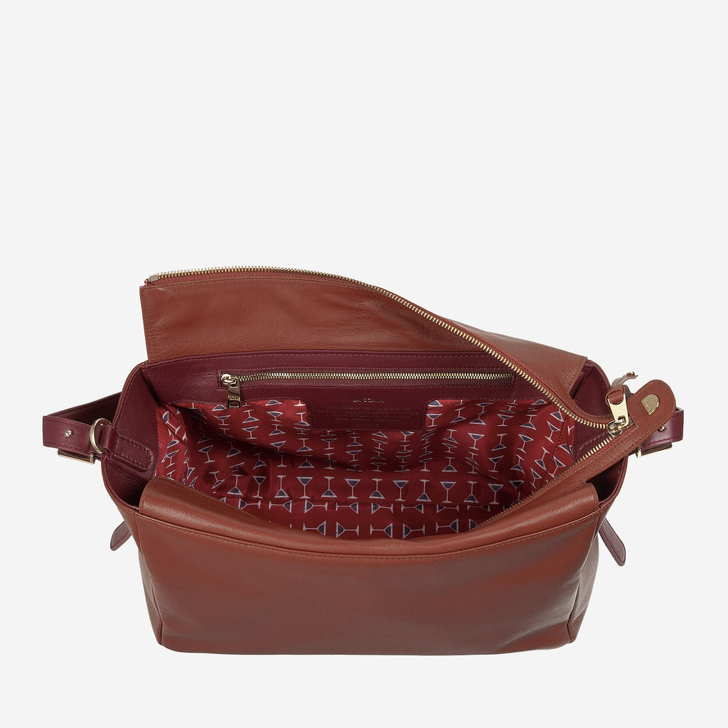 SCALA 
Borsa grande donna a tracolla pelle con patta