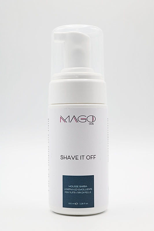 MAGOCOSMETICS
SHAVE IT OFF - mousse barba lenitiva ed emolliente - per tutti i tipi di pelle