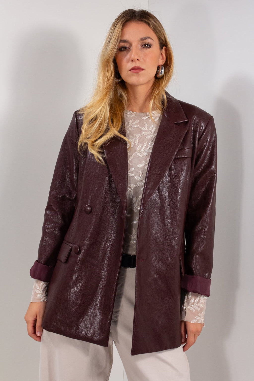 BLAZER ECOPELLE AGED
