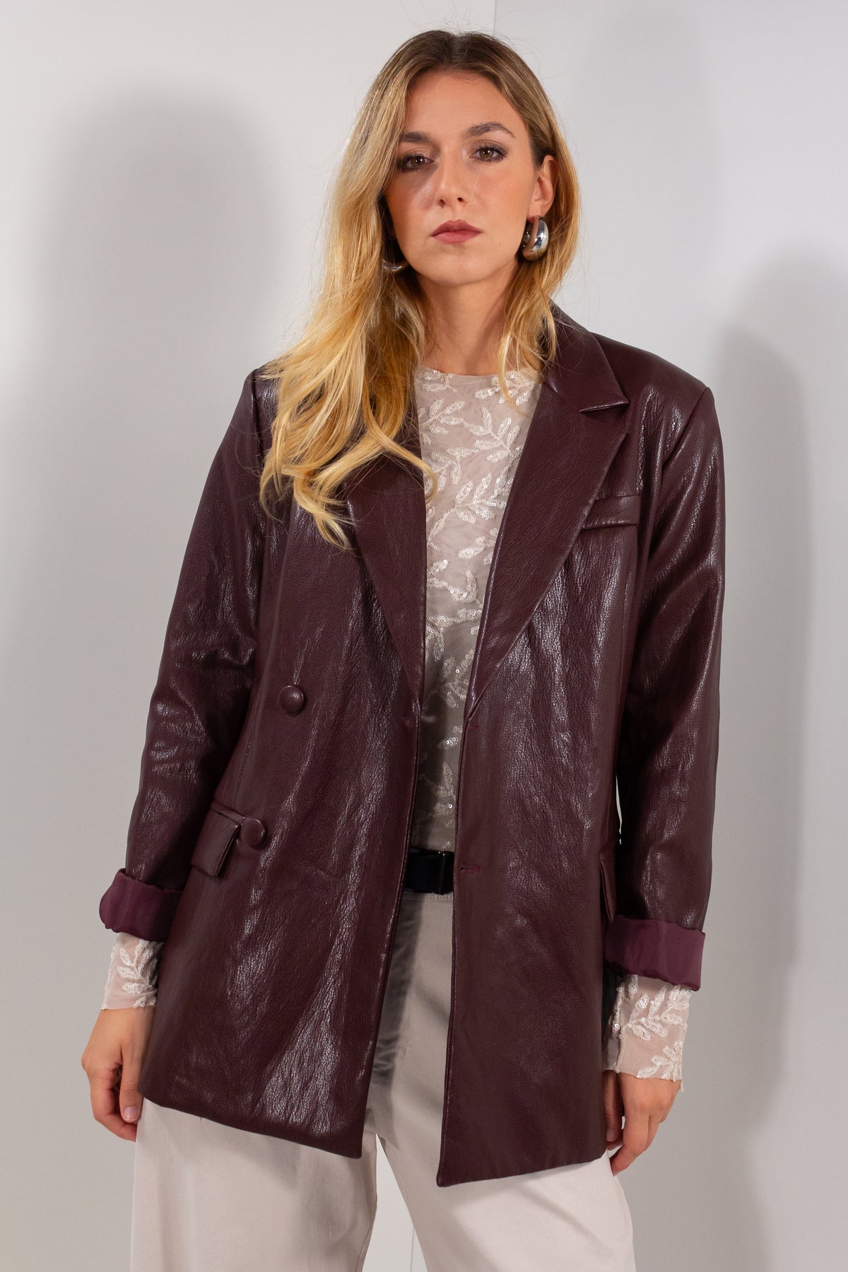 BLAZER ECOPELLE AGED