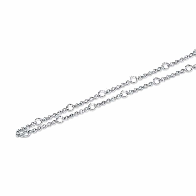 COLLANA CATENA E ANELLINI
