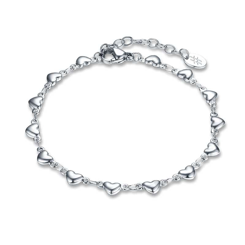 BRACCIALE CUORI LISCI