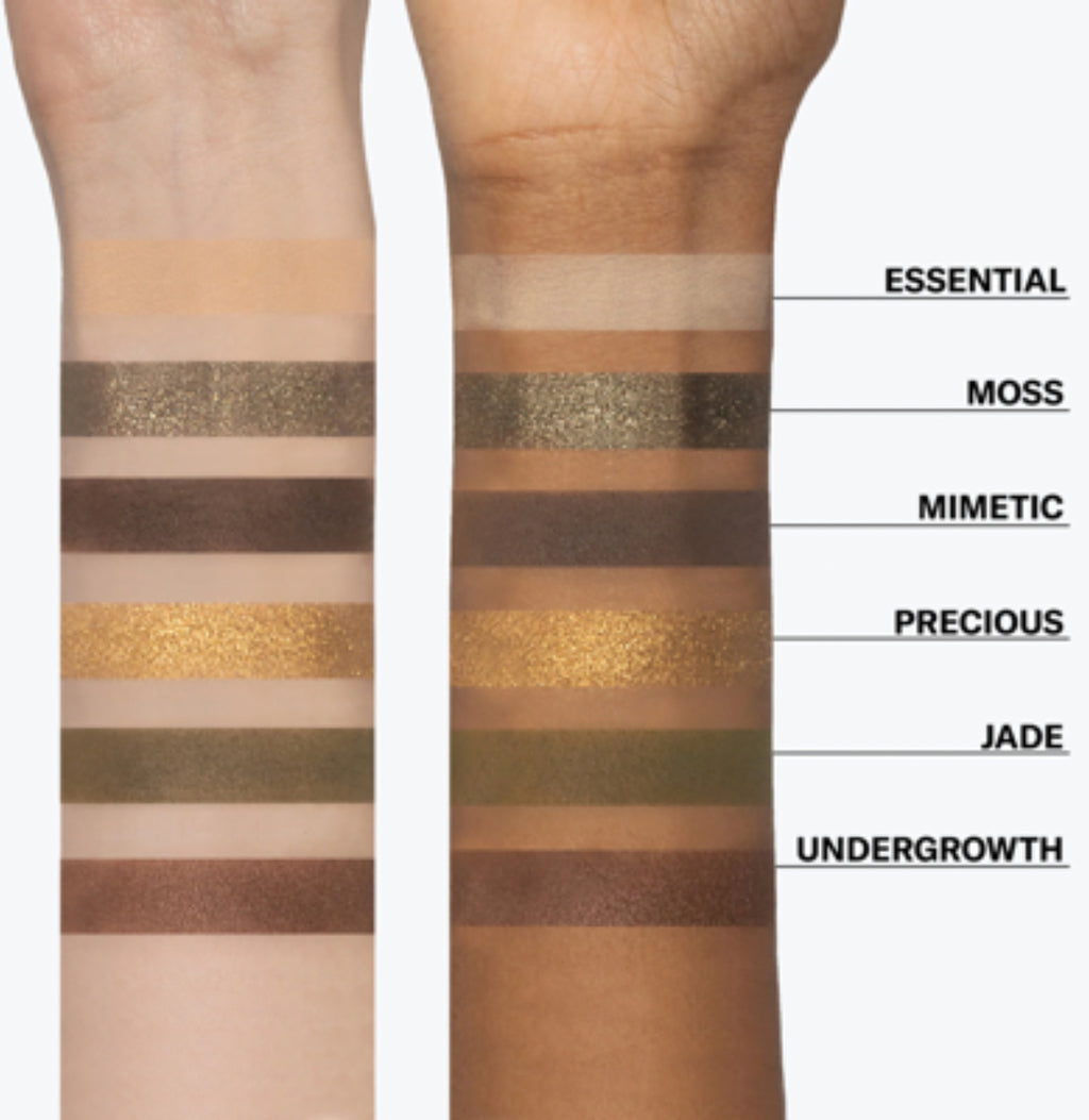 PALETTE DA 6 OMBRETTI BARE HARMONY 3.0 - 205 HIDDEN GREEN