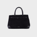 BORSA A MANO MINA BLACK SILVER
