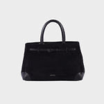 BORSA A MANO MINA BLACK SILVER