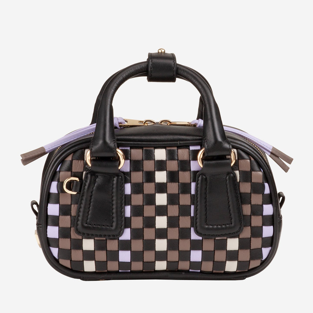 Allegra
Mini bag in pelle intrecciata