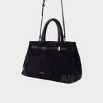 BORSA A MANO MINA BLACK SILVER