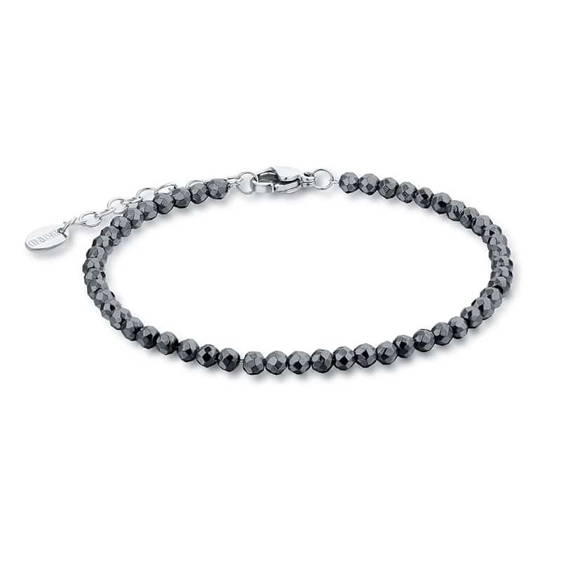 BRACCIALE EMATITE SFACCETTATA
