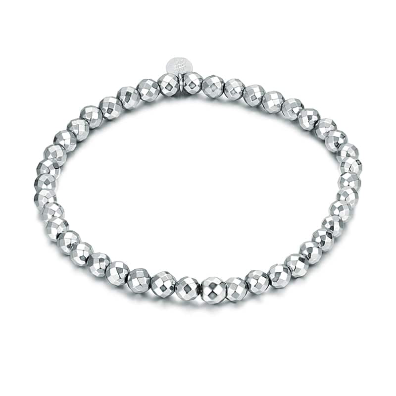 BRACCIALE EMATITE SFACCETTATO PICCOLO ELASTICO