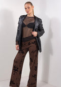 PANTALONE RISVOLTO FLOCCATO