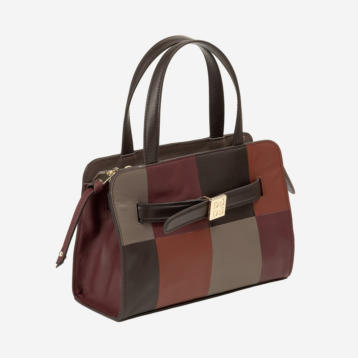 DUOMO MINI Borsa donna piccola in pelle doppi manici