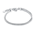 BRACCIALE DOPPIO CON TENNIS 2MM E CATENA SICKLE
