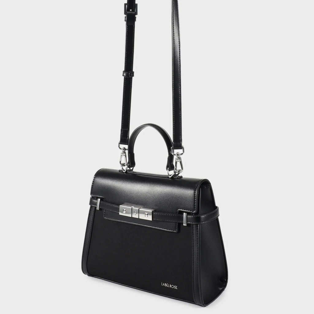 Borsa a mano GRACE SIMILSUEDE MEDIUM - BLACK