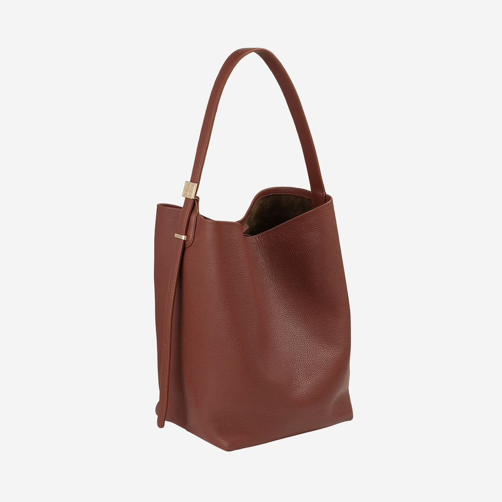BRERA Borsa a spalla donna grande maxi in pelle