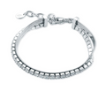 BRACCIALE DOPPIO CON TENNIS 3MM E CATENA SICKLE
