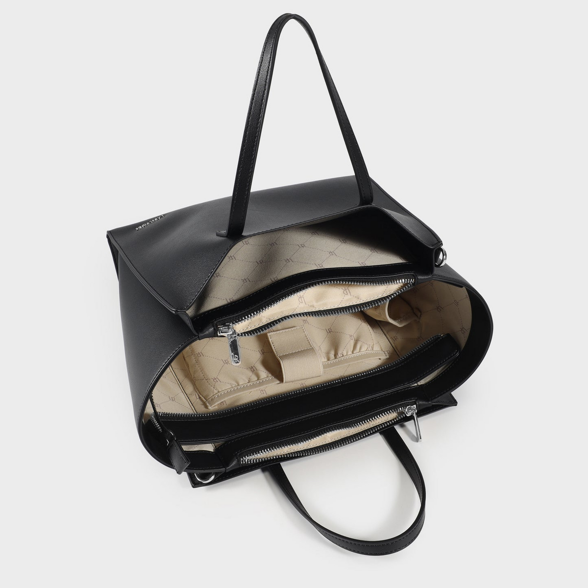 BORSA A MANO  MELISSA - BLACK SILVER