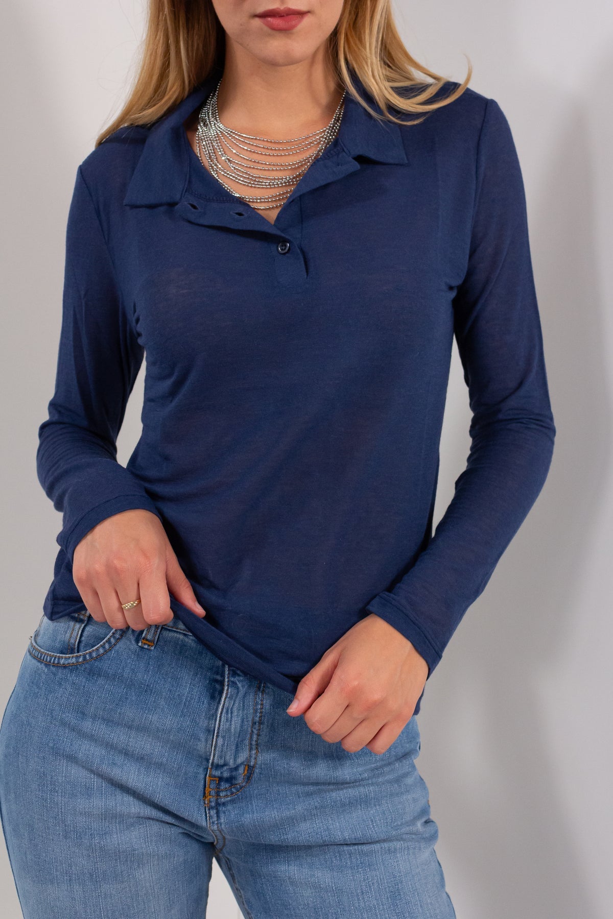 POLO MISTO CASHMERE
