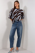 MAGLIA ZEBRA GOMITO