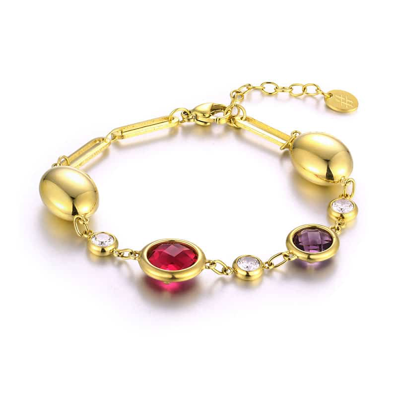BRACCIALE CATENA CRISTALLI
