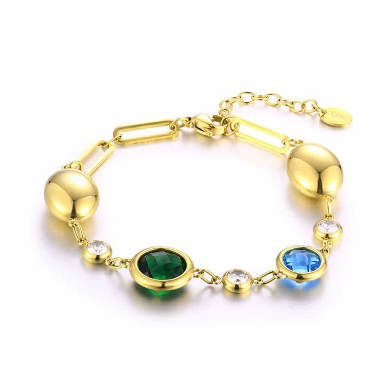 BRACCIALE CATENA CRISTALLI