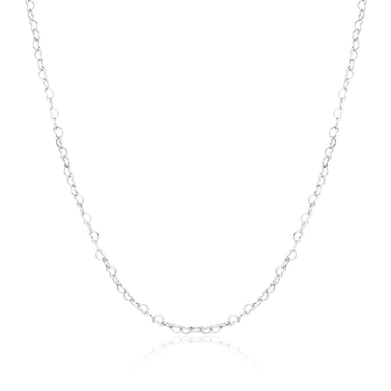 COLLANA CATENA CUORI