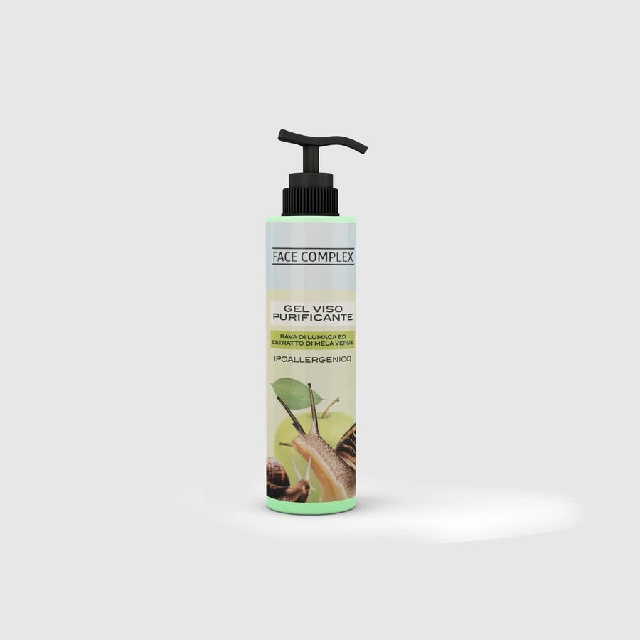 Gel viso Bava di lumaca e Mela verde 250ml